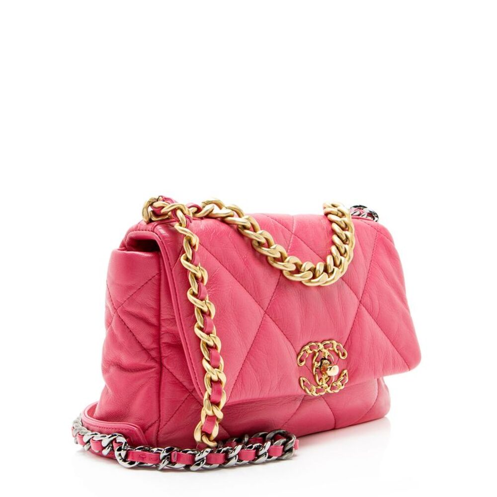 Chanel Lambskin 19 Medium Flap Shoulder Bag - Picture 2 of 12